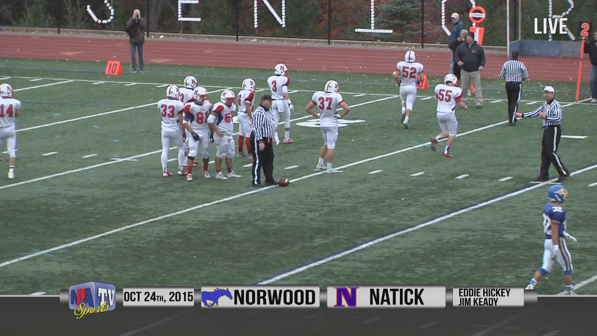 Thumbnail image for 2015 NHS Football vs. Natick