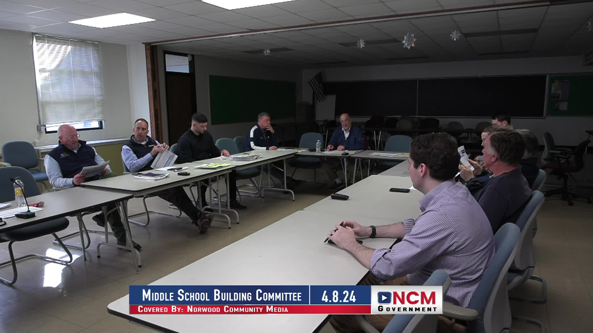 Navigate to Middle School Building Committee 4.8.24
