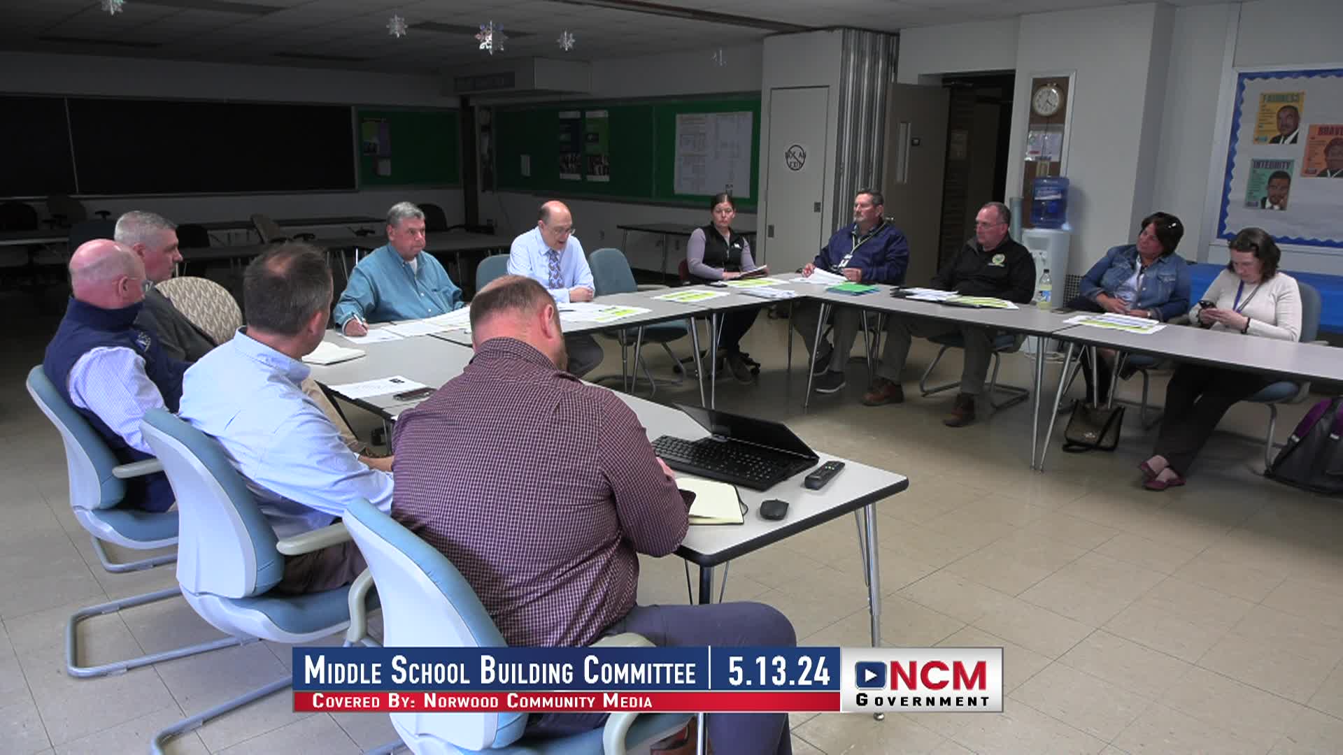 Navigate to Middle School Building Committee 5.13.24