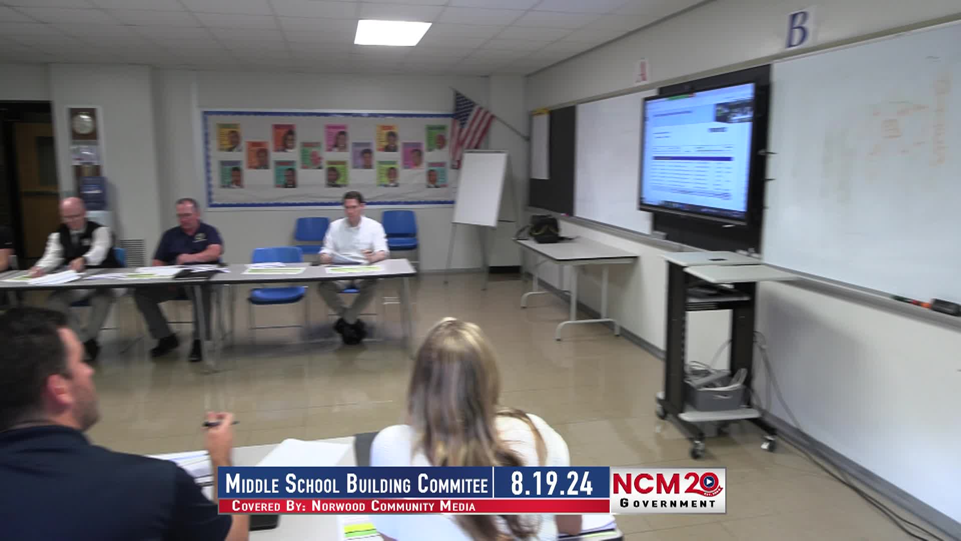 Navigate to Middle School Building Committee 8.19.24