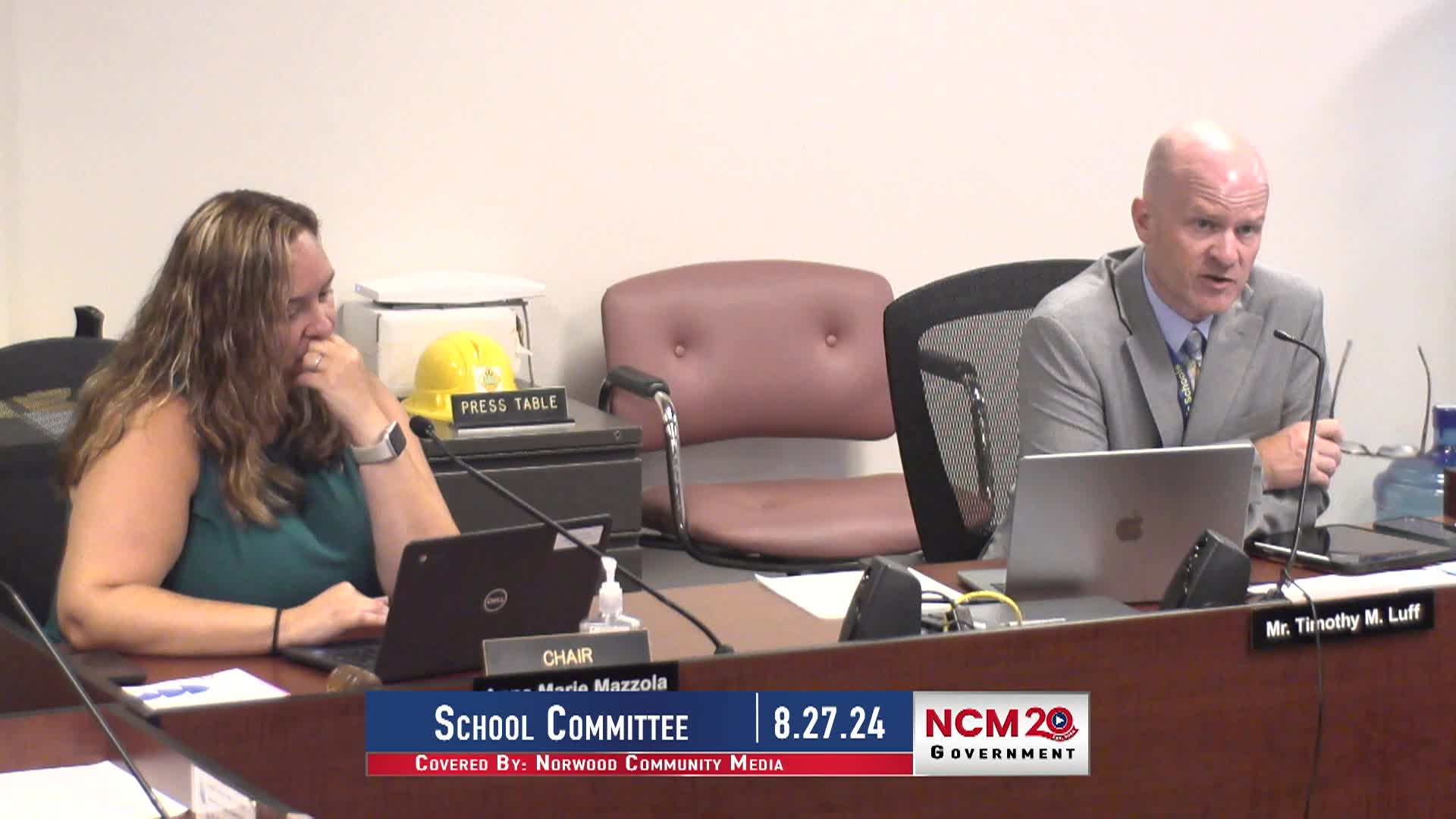 Navigate to School Committee 8.27.24