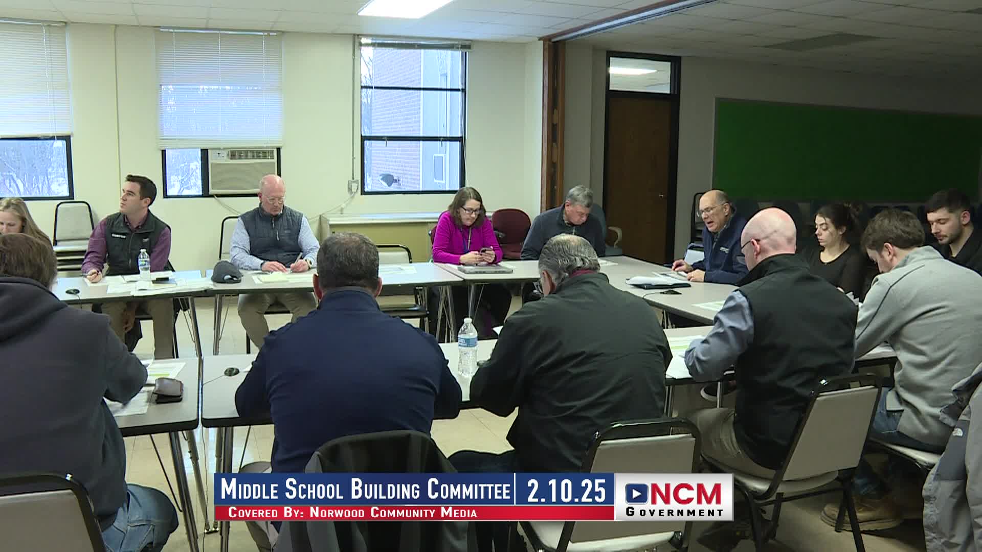 Navigate to Middle School Building Committee 2.10.25