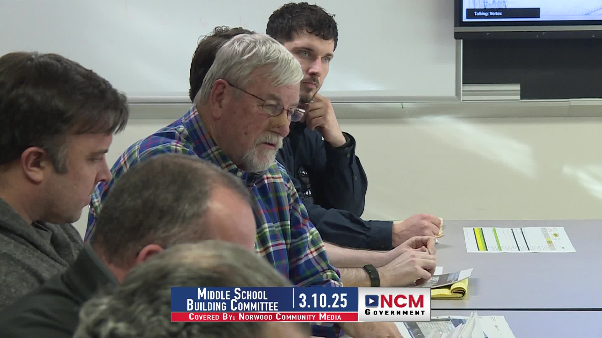 Navigate to Middle School Building Committee 3.10.25