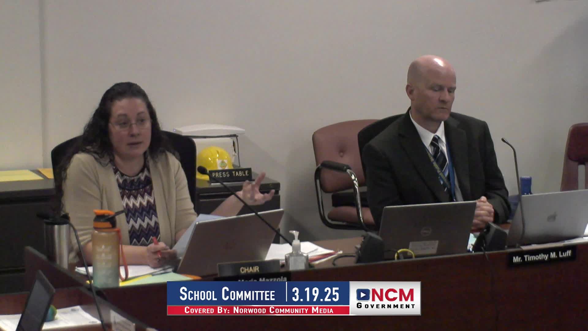 Navigate to School Committee 3.19.25
