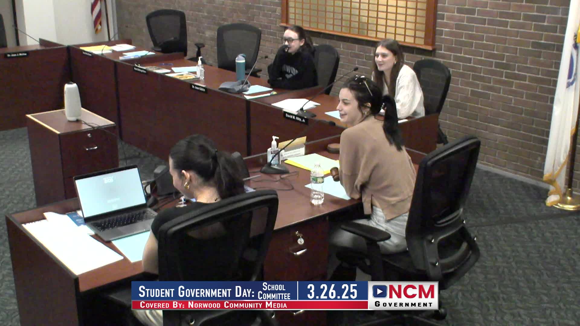 Navigate to Student Government Day 2025: School Committee 3.26.25