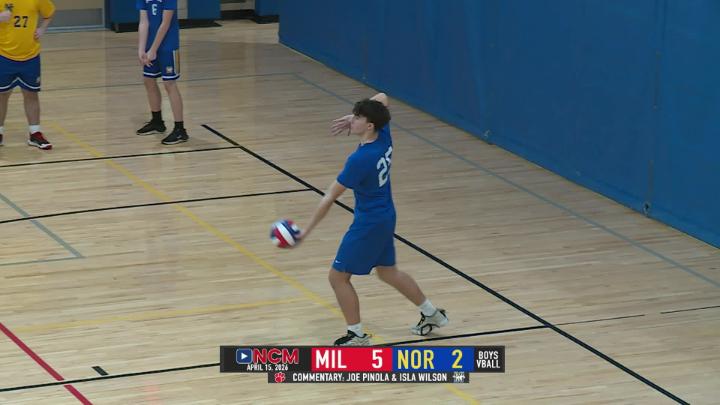 Thumbnail image for 2026 NHS Boys Volleyball vs Milton 4.15.26