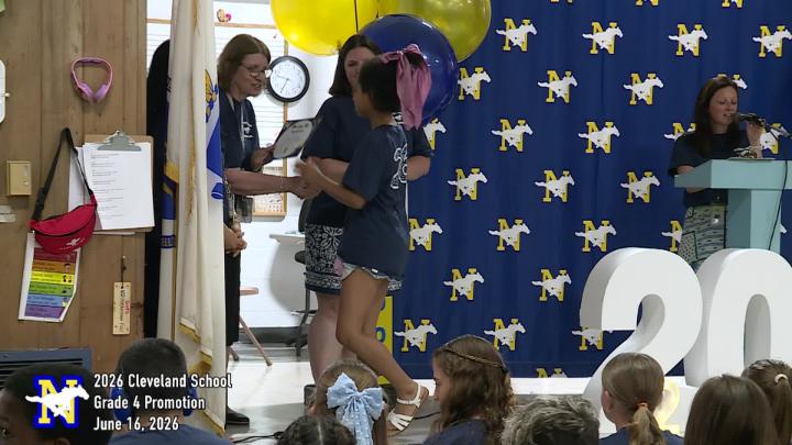 Thumbnail image for 2026 Cleveland School 4th Grade Promotion