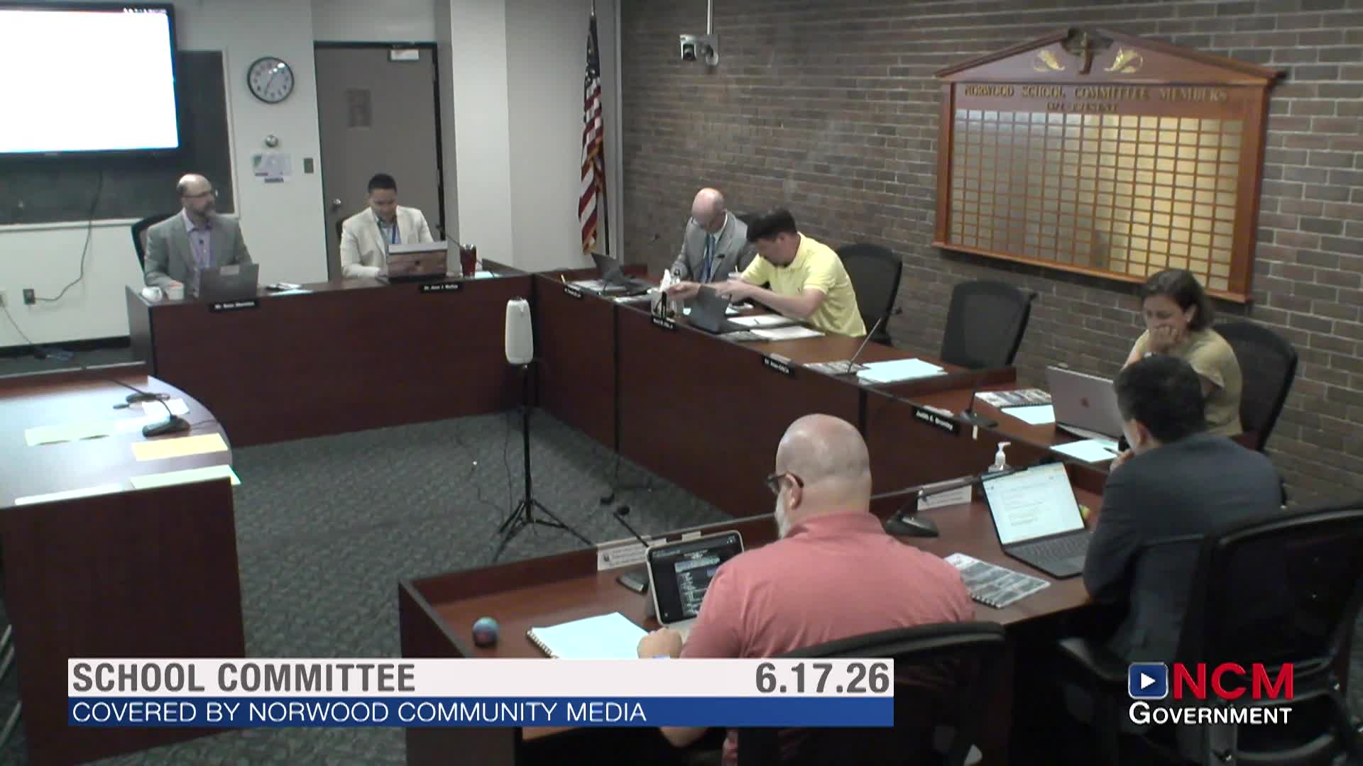 Thumbnail image for School Committee 6.17.26